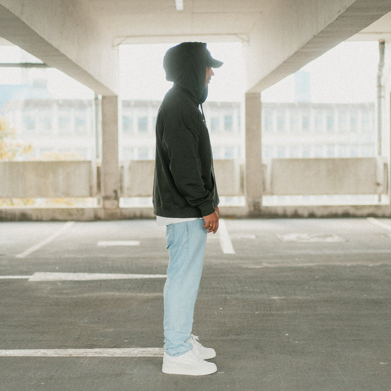 BABYLONLABEL Original Logo Hoodie - Off Black