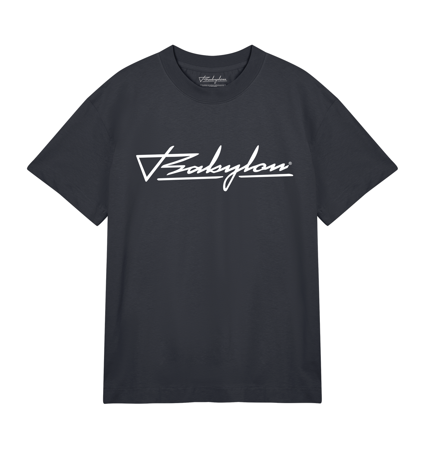 BABYLONLABEL Original Logo Tee - Off Black